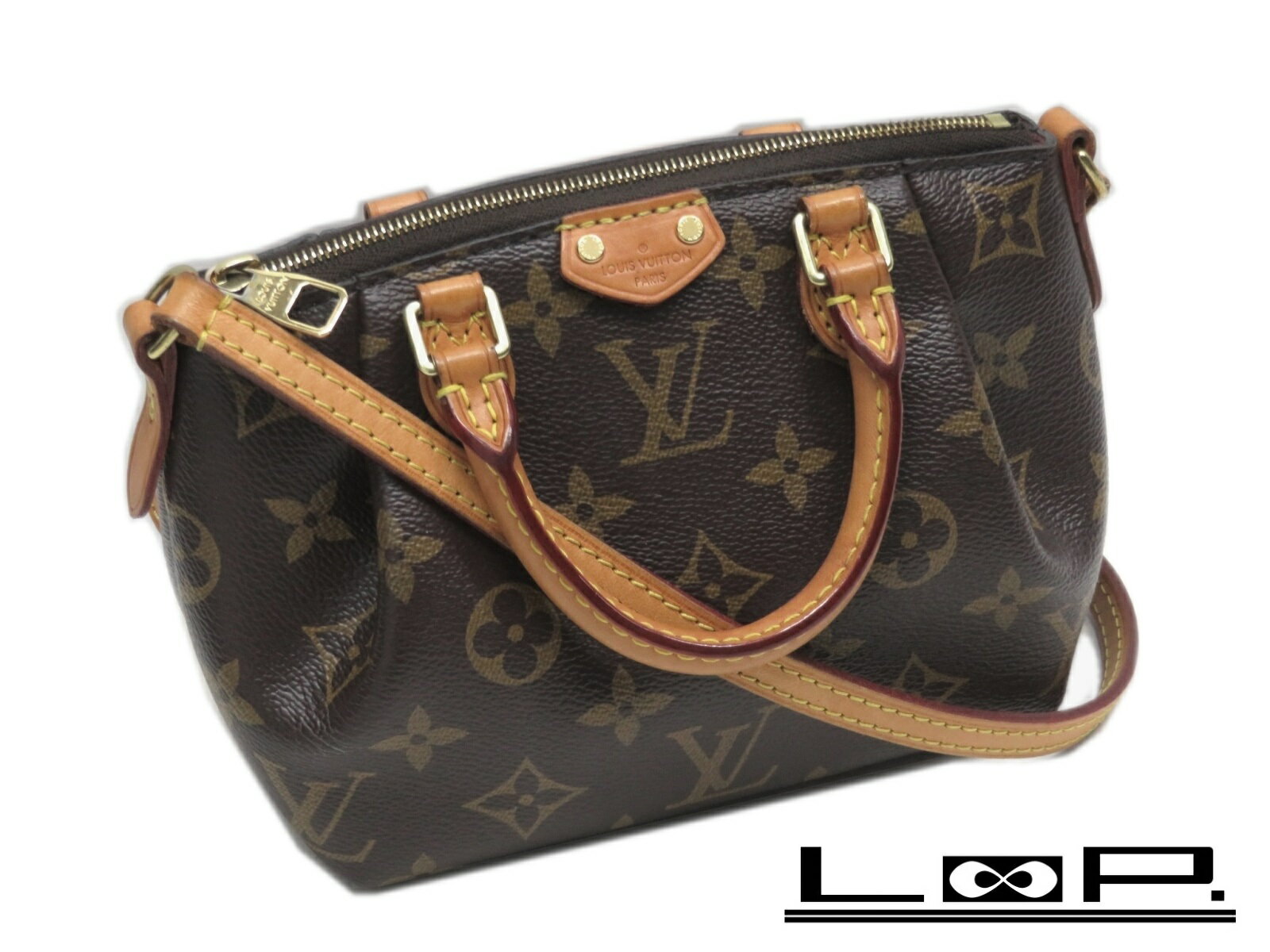 【LOUIS VUITTON】 ルイ・ヴィトン ナノ テュレン 2WAY バッグ ショルダー ハンド モノグラム M61253 【A41301】 【中古】