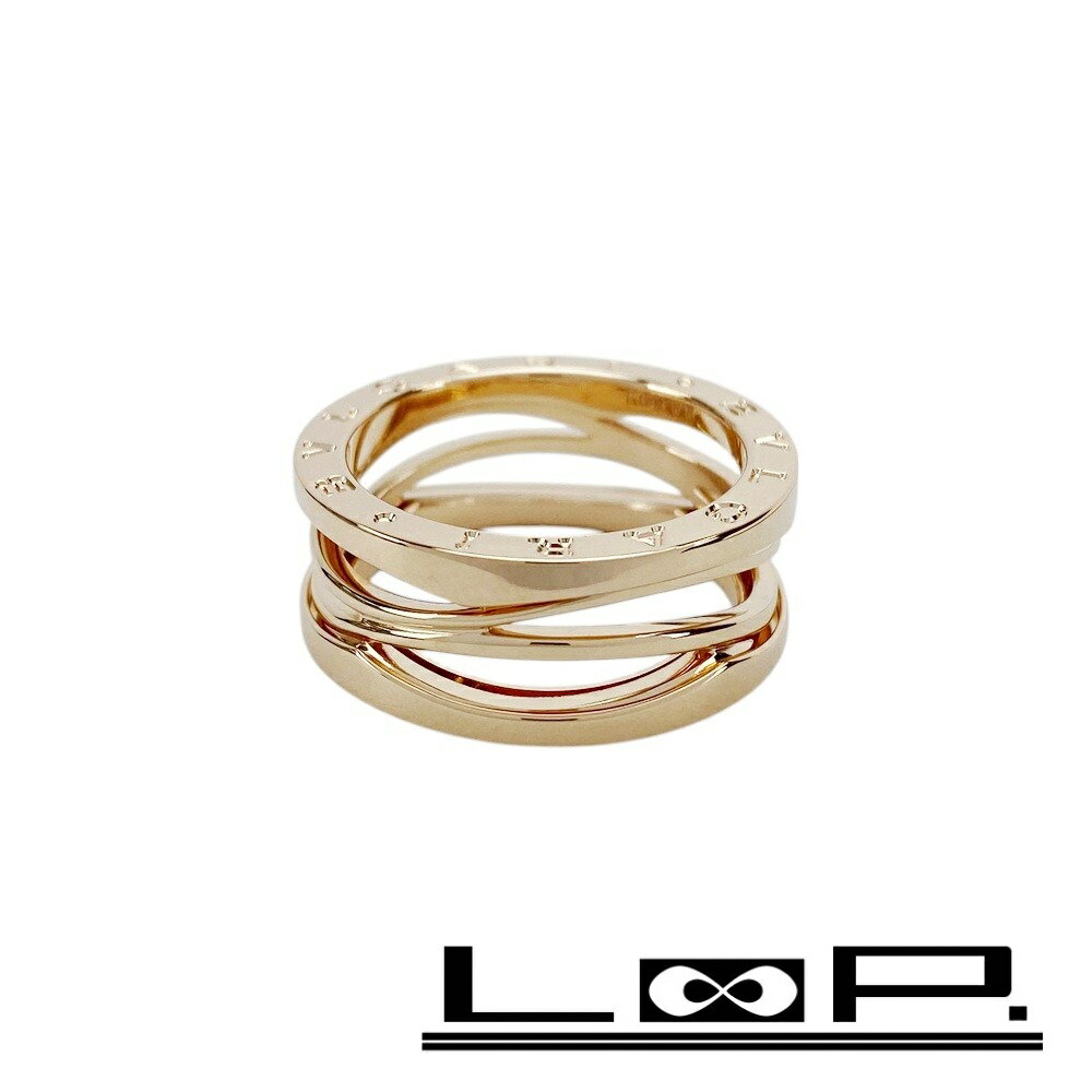 ブルガリ ■新同■磨き済■ ビーゼロ B-zero1 レジェンド リング 指輪 アクセサリー ピンクゴールド K18 PG 750 10.2g #60 【373176】3 【中古】