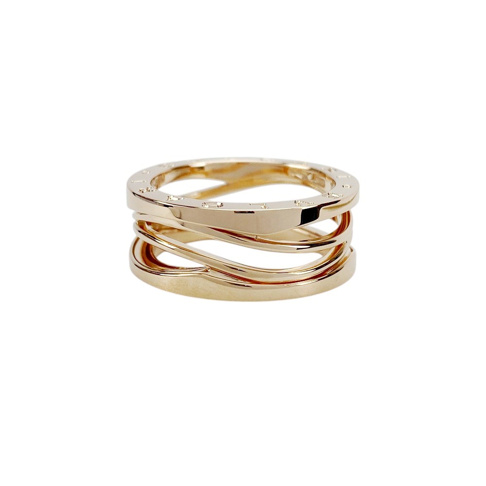 ブルガリ ■新同■磨き済■ ビーゼロ B-zero1 レジェンド リング 指輪 アクセサリー ピンクゴールド K18 PG 750 10.2g #60 【373176】3 【中古】