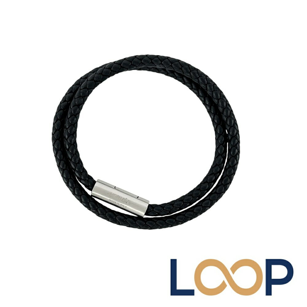 Rakuten - エルメス ■新同■ ブレスレット バングル アクセサリー レザー SS ブラック【624278】9 【中古】