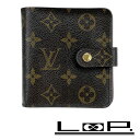 ■中古■ ルイヴィトン コンパクトジップ 2つ折り 財布 ウォレット モノグラム M61667 【365980】5 【中古】