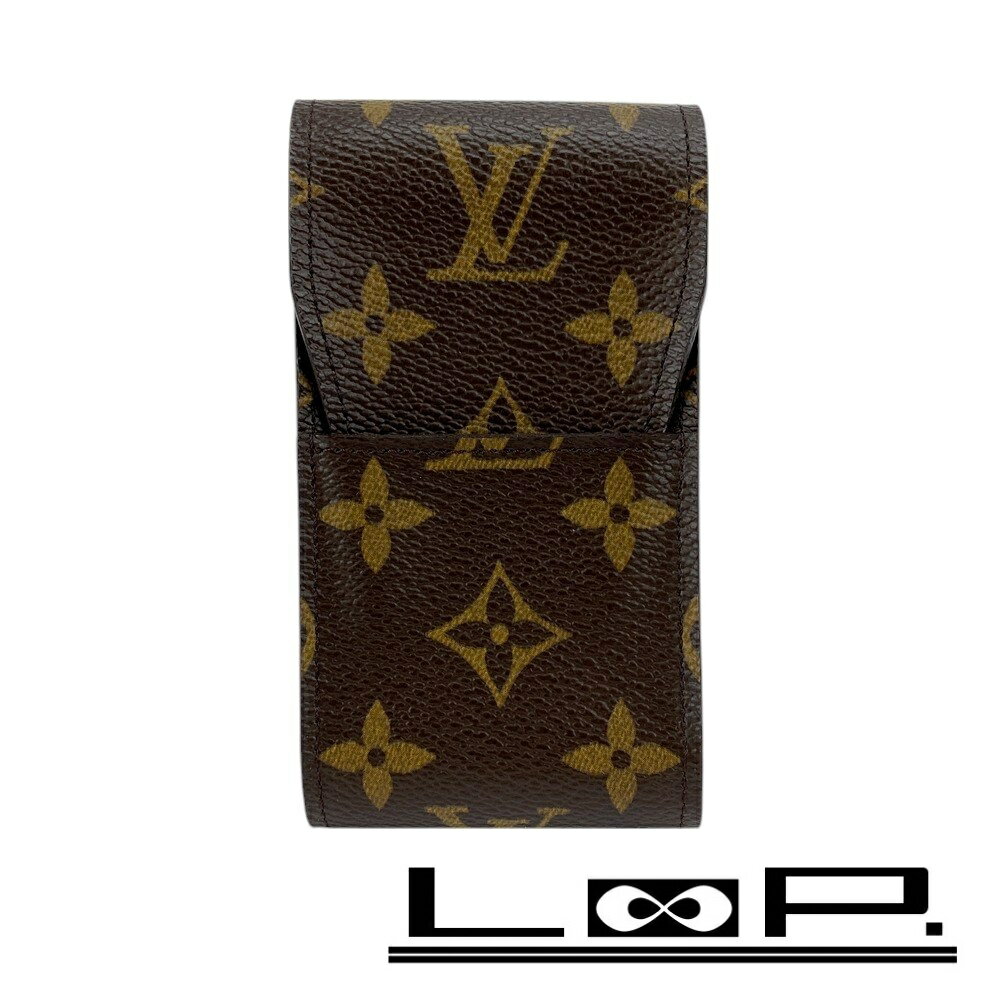 ルイヴィトン ■美品■ エテュイ シガレット タバコ 煙草 ケース モノグラム M63024 箱 【374180】4 【中古】(4.0)