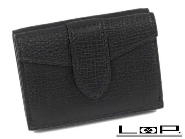 【特別値下げ 4/29日01：59まで】■美品■　スマイソン コンパクト ウォレット 三つ折り 財布 ブラック レザー 【A70981】【中古】