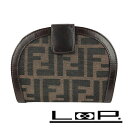 ■中古■ フェンディ ズッカ 二つ折り財布 財布 ブラウン 箱 【339882】4 【中古】