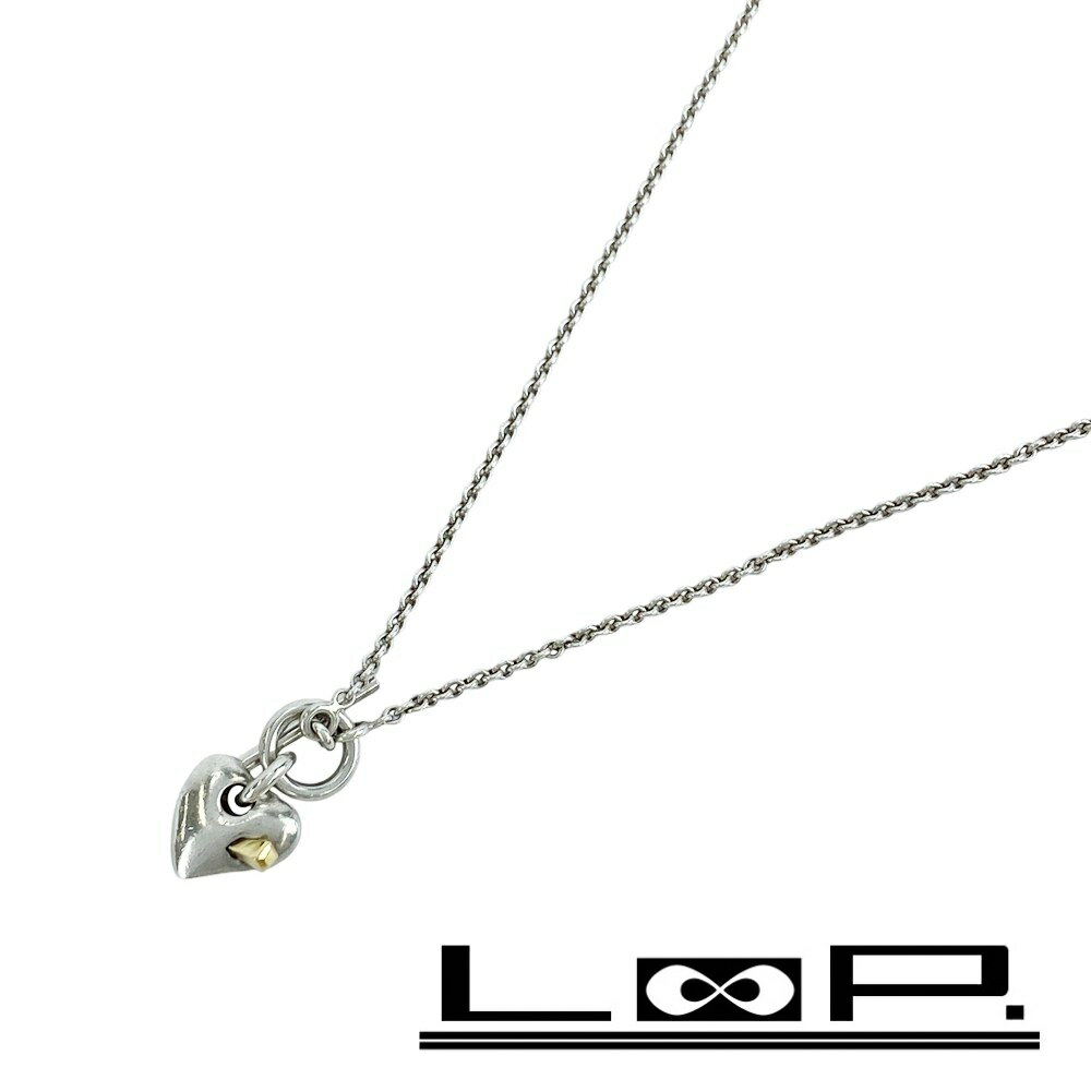 エルメス ■美品■ ハート リンク ネックレス アクセサリー コンビ シルバー ゴールド SV 925 K18 【533983】11 【中古】(4.0)