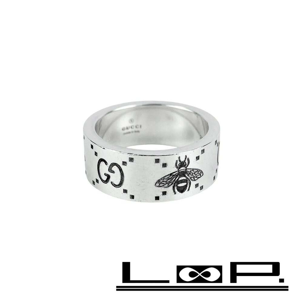 Rakuten - グッチ ■中古■ GG＆ビー リング 指輪 アクセサリー SV925 シルバー #24 【541391】13 【中古】