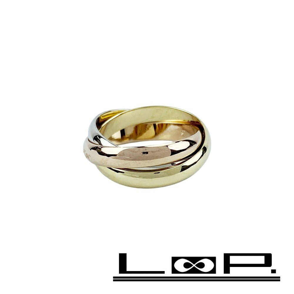 Cartier リング VQY008 52サイズ CRB4209900 - Trinity wedding band - White gold, pink gold, yellow