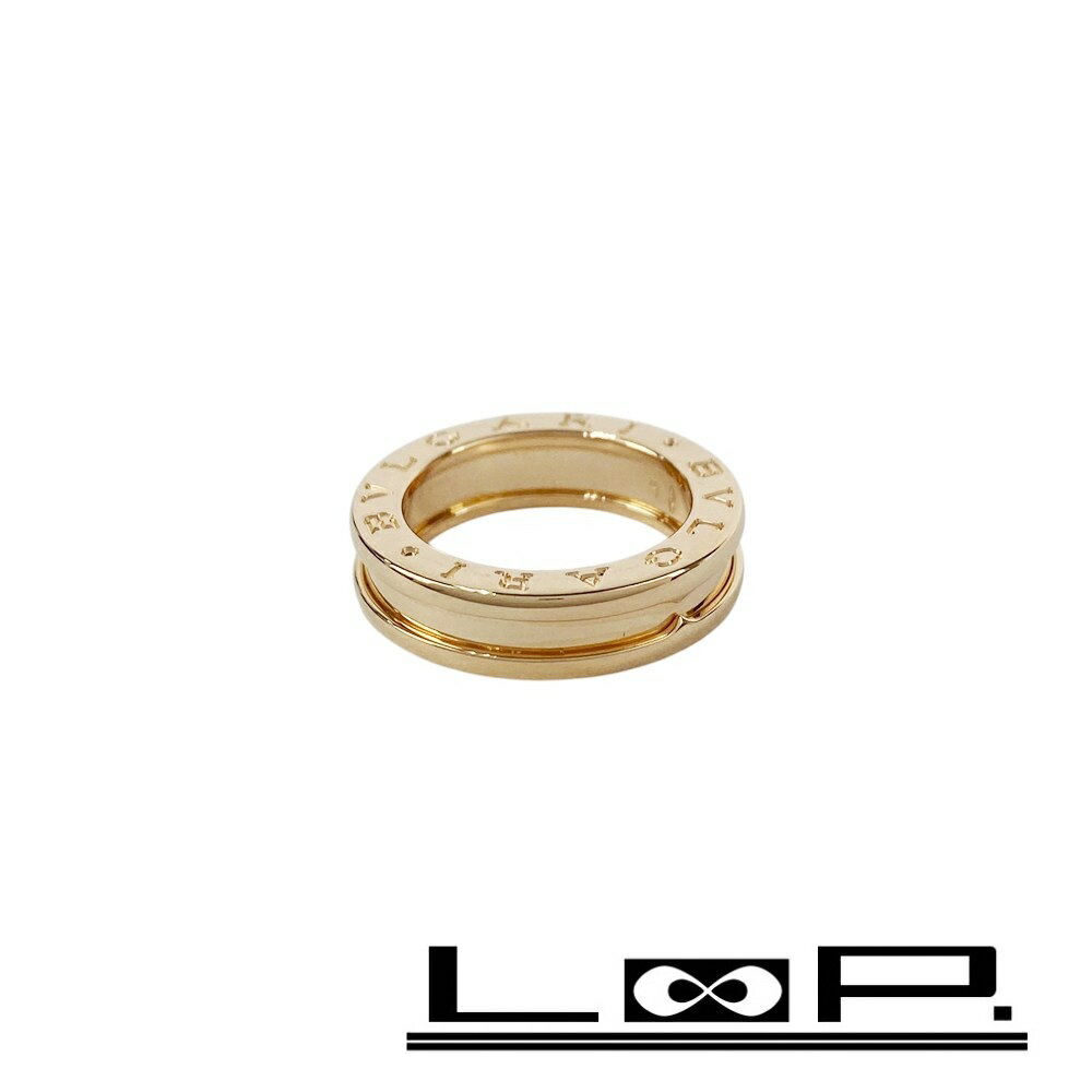 Pink Gold - ブルガリ ■新同■磨き済■ ビーゼロワン リング 指輪 アクセサリー XS ピンクゴールド K18 750PG #46 約6号 約6g 箱 【561092】11 【中古】