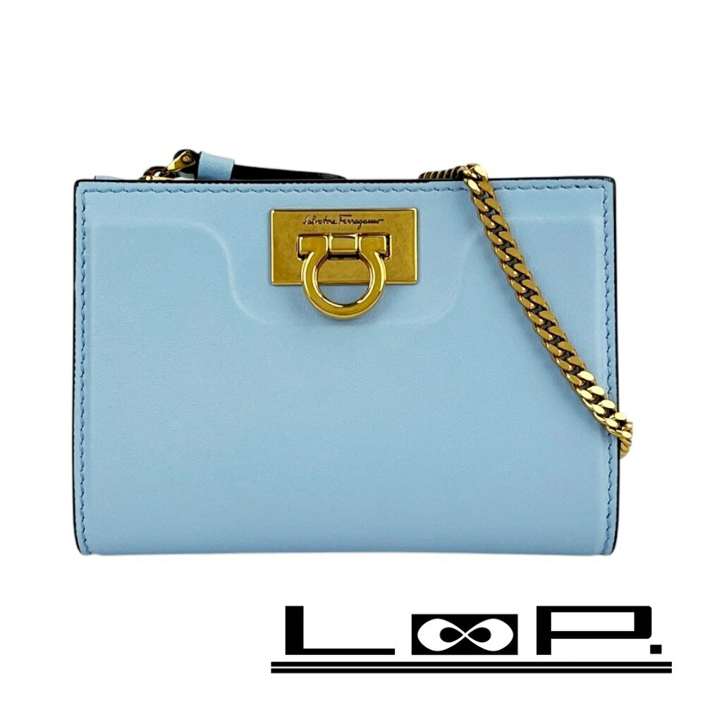 楽天市場】チェーン ウォレット フェラガモの通販