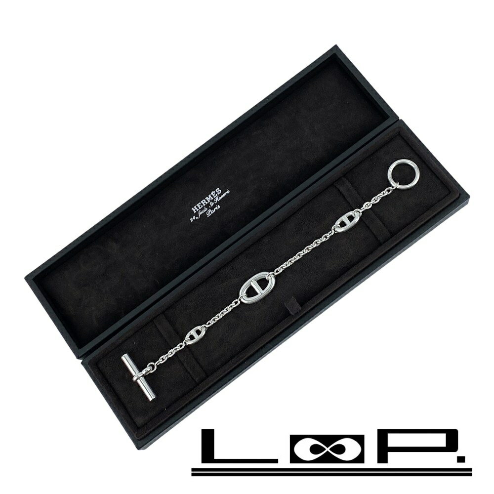 Rakuten - エルメス ■美品■ ファランドール ブレスレット LG アクセサリー シルバー SV925 約26g 箱 【632297】11 【中古】