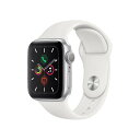 Apple Watch Series 4 GPS + Cellularモデル 40mm B Apple Watch Series 5 GPS+Cellularモデル 40mm | Apple認定商品 | アップルウォッチ シルバー ステンレススチールケースホワイトバンド付き