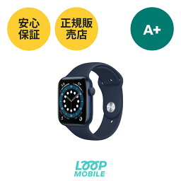 Apple Watch Series 5 GPSモデル 44mm A+ Apple Watch Series 6 GPSモデル 44mm | Apple認定商品 | アップルウォッチ ブルー アルミニウムケース ブルーバンド付き