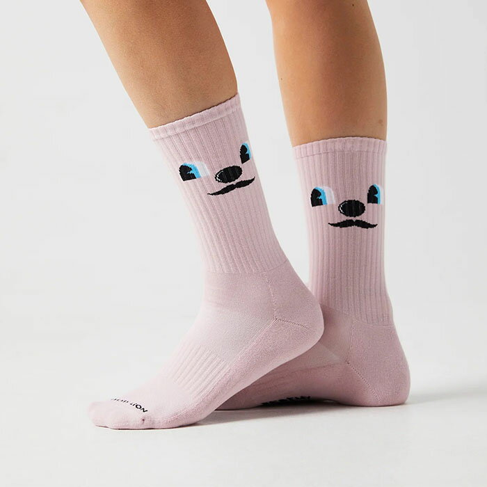 JIMMY LION JETHRO FACE Socks JEREMY VILLE ジミーライオン ジェスロ フェイス ソックス メンズ ピンク jethroface