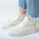 VANS SK8-HI Tapered ヴァンズ スケート ハイ テイパード レディース スニーカー オフホワイト vn0a7q5pbkn