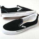 VANS KNU SLIP ヴァンズ ニュー スリッポン メンズ スニーカー ブラック vn0009qd6bt