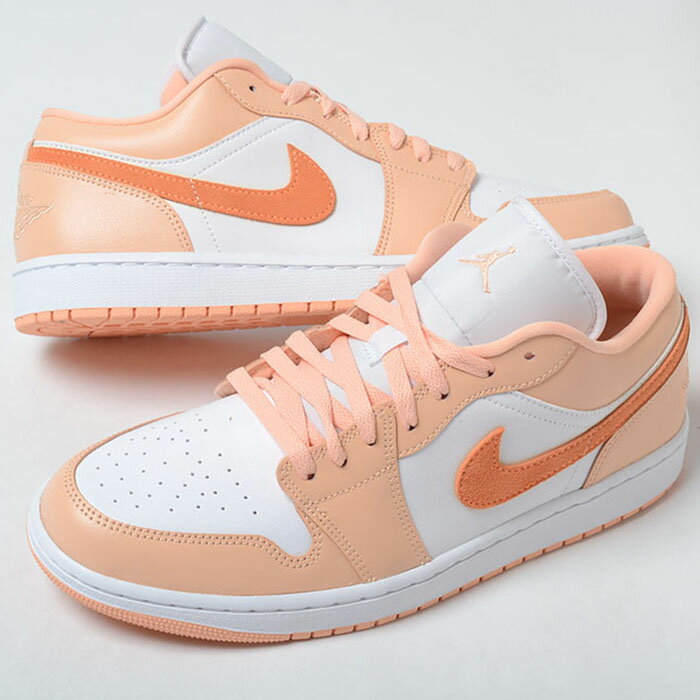 Shoes - WMNS NIKE AIR JORDAN 1 LOW ウィメンズ ナイキ エア ジョーダン ロー メンズ スニーカー オールシーズン ホワイトペールオレンジ dc0774-801