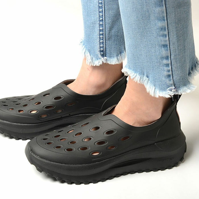 Rakuten - HUNTER UNISEX TRAVEL FLOW ハンター ユニセックス トレベル フロー レディース サンダル ブラック ufk1001eva-blk