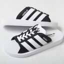 adidas GAZELLE BEACH W アディダス ガゼル ビーチ メンズ サンダル ブラックホワイト jq7421m(4)
