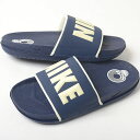 NIKE OFFCOURT SLIDE ナイキ オフコート スライド メンズ サンダル ネイビークリーム bq4639-409m