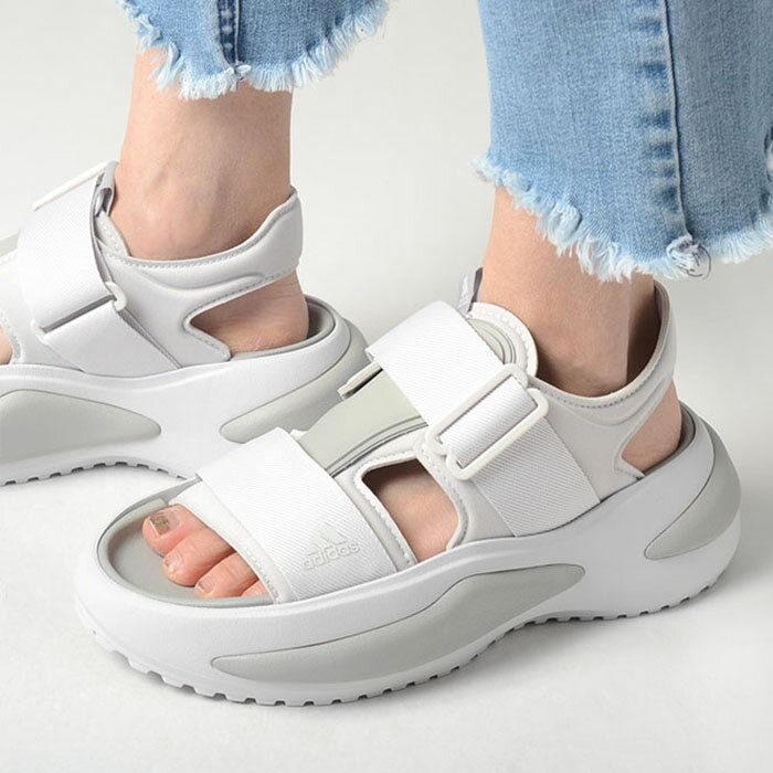 adidas MEHANA SANDAL W アディダス メハナ サンダル レディース グレー ie7890