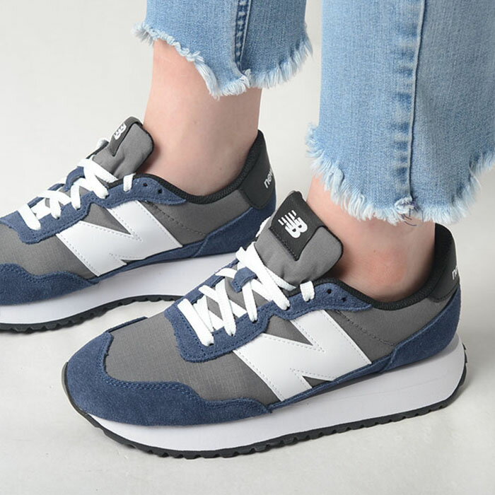 Rakuten - NEW BALANCE MS237 MCN ニューバランス レディース スニーカー グレーネイビー ms237mcn
