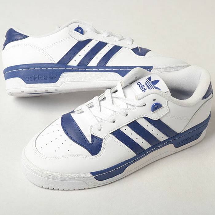 【訳あり】adidas RIVALRY LOW アディダス ライバルリー ロー メンズ スニーカー ホワイトネイビー gz9794w