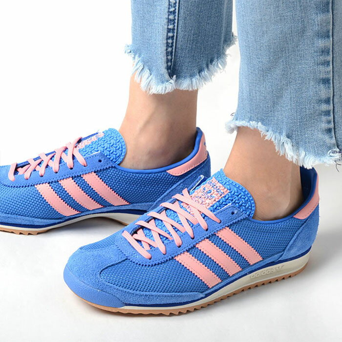 Rakuten - adidas SL 72 OG W アディダス レディース スニーカー ブルーピンク ji1878