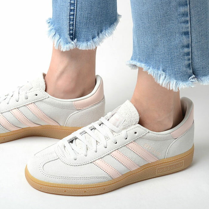 Rakuten - adidas HANDBALL SPEZIAL アディダス ハンドボール スペツィアル レディース スニーカー ライトグレーピンク jr3629