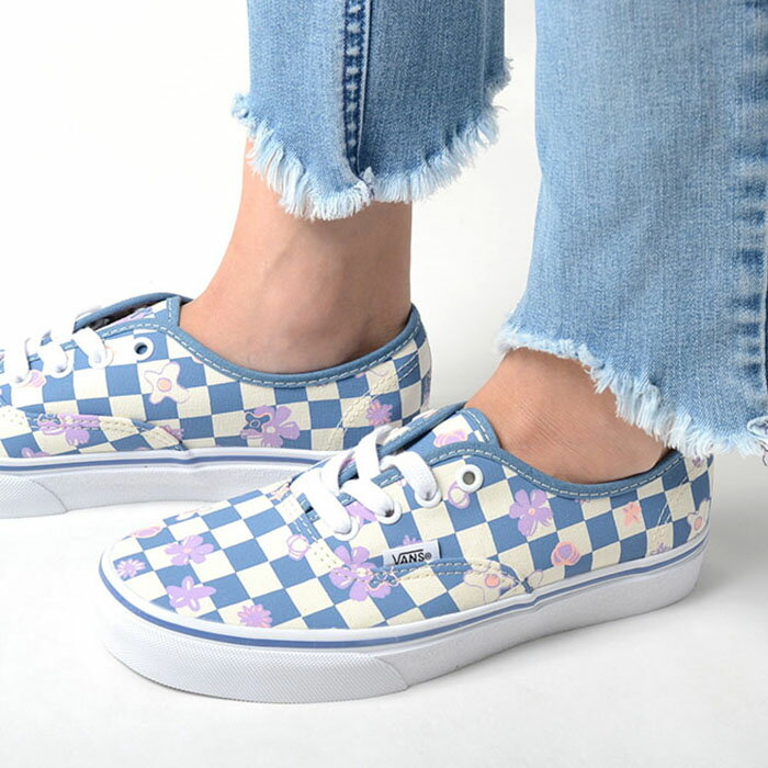 Rakuten - VANS AUTHENTIC バンズ オーセンティック レディース スニーカー ホワイトブルーチェック vn0a5ks9ccg