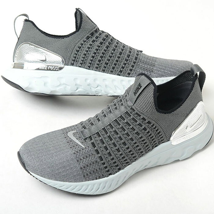 Rakuten - NIKE REACT PHANTOM RUN FK2 ナイキ リアクト ファントム ラン メンズ スニーカー グレー cj0277-006