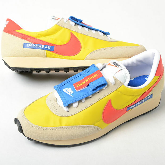 【訳あり】NIKE WMNS DAYBREAK ナイキ ウィメンズ デイブレイク メンズ スニーカー イエローレッド dc8083-735w