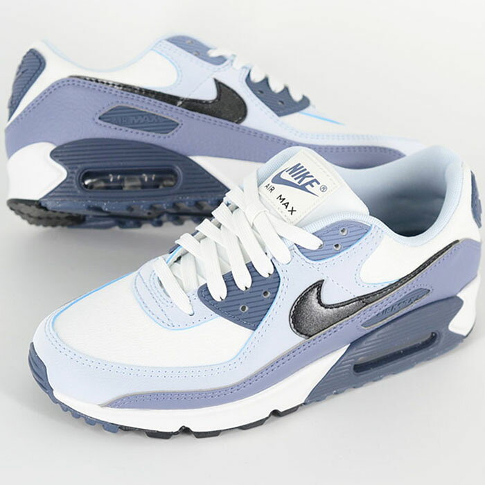 Rakuten - WMNS NIKE AIR MAX 90 ウィメンズ ナイキ エアマックス レディース スニーカー オールシーズン ホワイトブルー hm8128-100