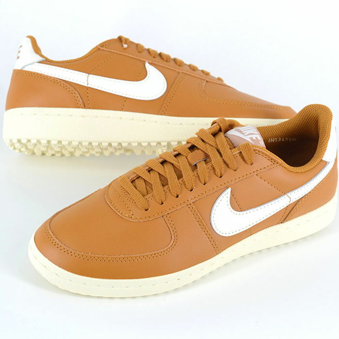 NIKE FIELD GENERAL LTR ナイキ フィールド ジェネラル レザー メンズ スニーカー ブラウンホワイト ih1343-700