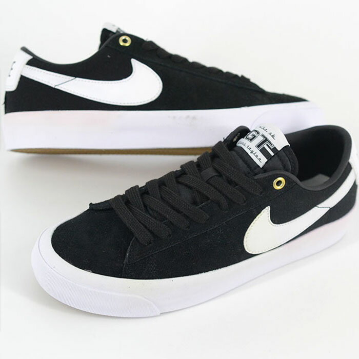 【訳あり】【23.5cm】NIKE SB ZOOM BLAZER LOW PRO GT ナイキ エスビー ズーム ブレザー ロー プロ レディース スニーカー ブラックホワイト dc7695-002w1