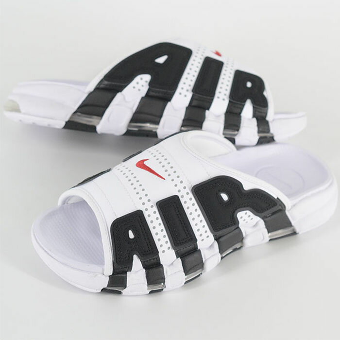 NIKE AIR MORE UPTEMPO SLIDE ナイキ エア モア アップテンポ スライド メンズ サンダル ホワイトブラック fb7818-100
