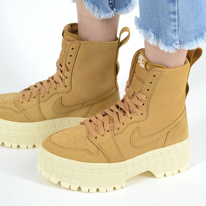 NIKE WMNS AIR JORDAN 1 BROOKLYN ナイキ ウィメンズ エアジョーダン ワン ブルックリン レディース ブーツ ベージュ