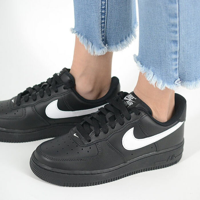 NIKE AIR FORCE 1 '07 ナイキ エア フォース レディース スニーカーブラックホワイト fz0627-010l