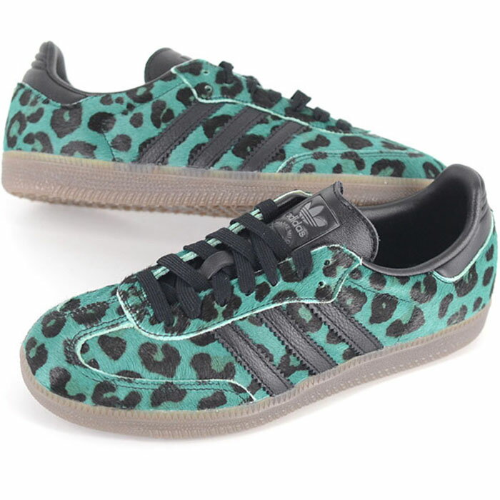 adidas SAMBA OG W アディダス サンバ ウィメンズ レディース スニーカー グリーンヒョウ柄 hq9374