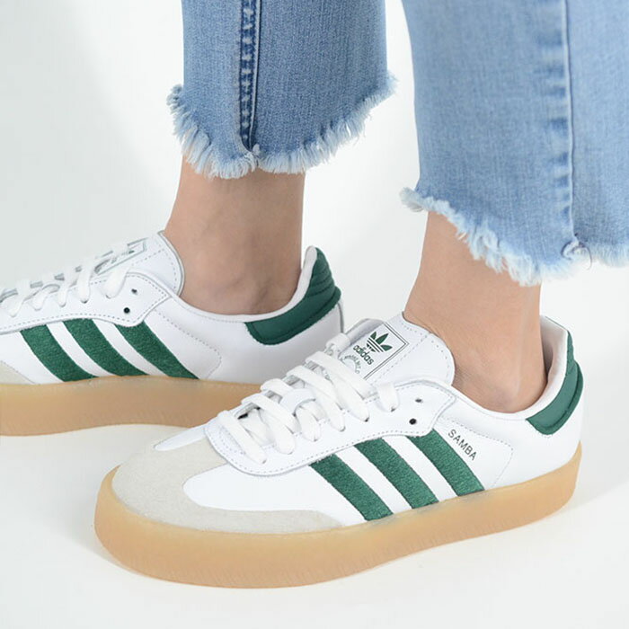 Rakuten - adidas SAMBAE W アディダス サンバ ウィメンズ レディース スニーカー ホワイトグリーン id0440