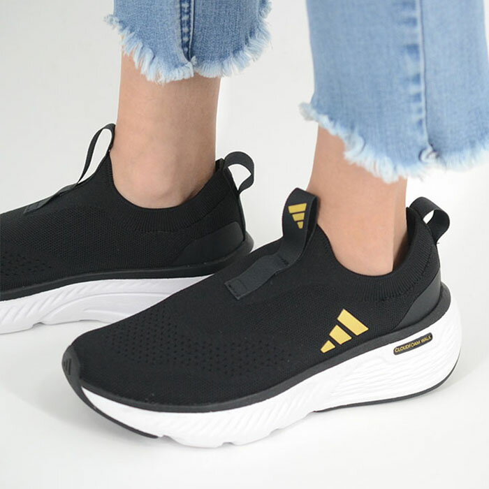 adidas CLOUDFOAM GO SOCK アディダス クラウドフォーム ゴー ソック レディース スニーカー ブラック id4040