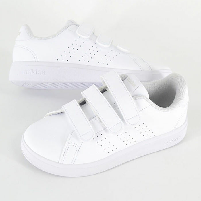 adidas ADVANCOURT BASE 2.0 CF C アディダス アドバンコート キッズ スニーカー ホワイト ie9020