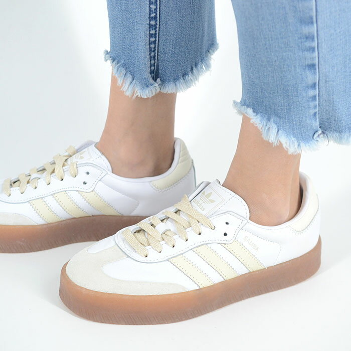 Rakuten - adidas SAMBAE W アディダス サンバ ウィメンズ レディース スニーカー ホワイトクリーム ie9107