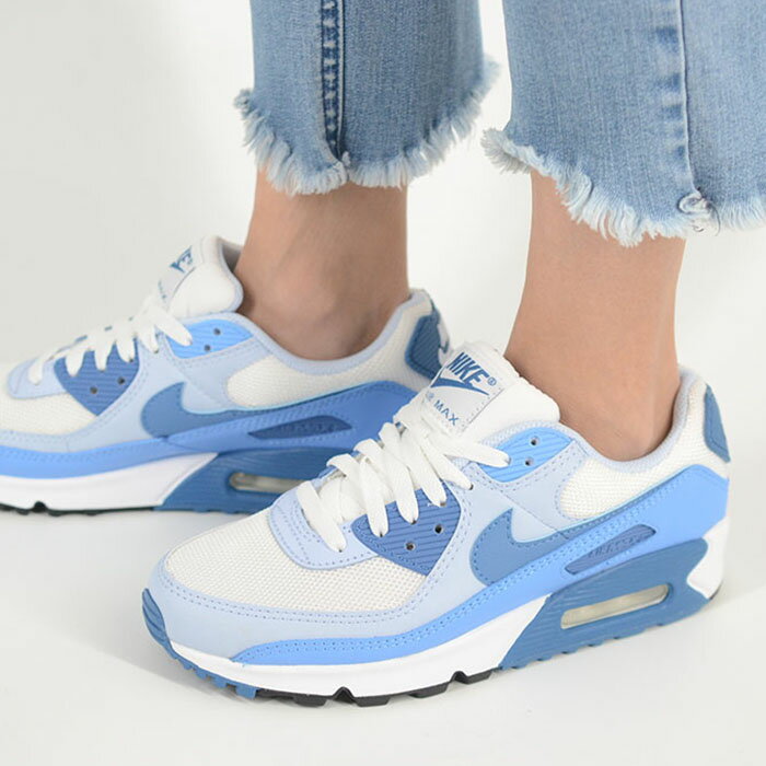 NIKE WMNS AIR MAX 90 ナイキ ウィメンズ エアマックス レディース スニーカー ホワイトブルー im4613-400