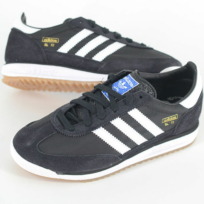 adidas SL 72 OG RS アディダス エスエル レトロスタイル メンズ スニーカー ブラックホワイト ji1282m