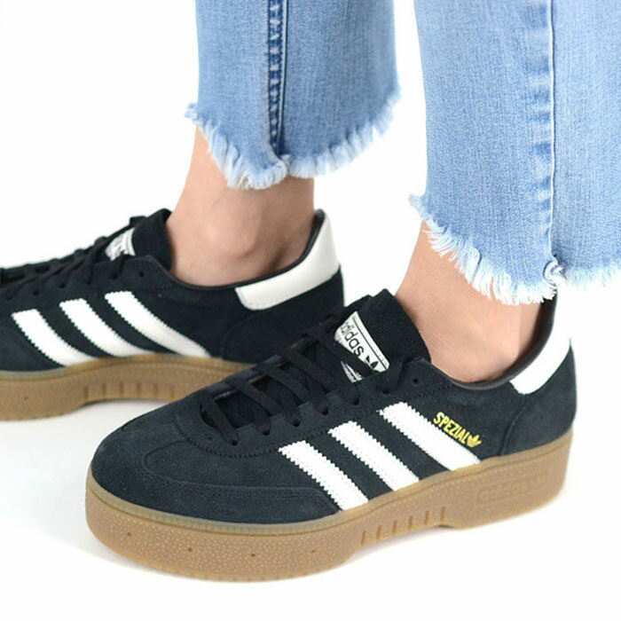 Rakuten - adidas HANDBALL SPEZIAL BOLD W アディダス ハンドボール スペツィアル ボールド レディース スニーカー ブラック jr7438