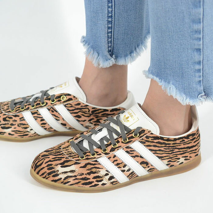 adidas GAZELLE LO PRO W アディダス ガゼル ロー プロ レディース スニーカー ブラウンヒョウ柄 kj6574