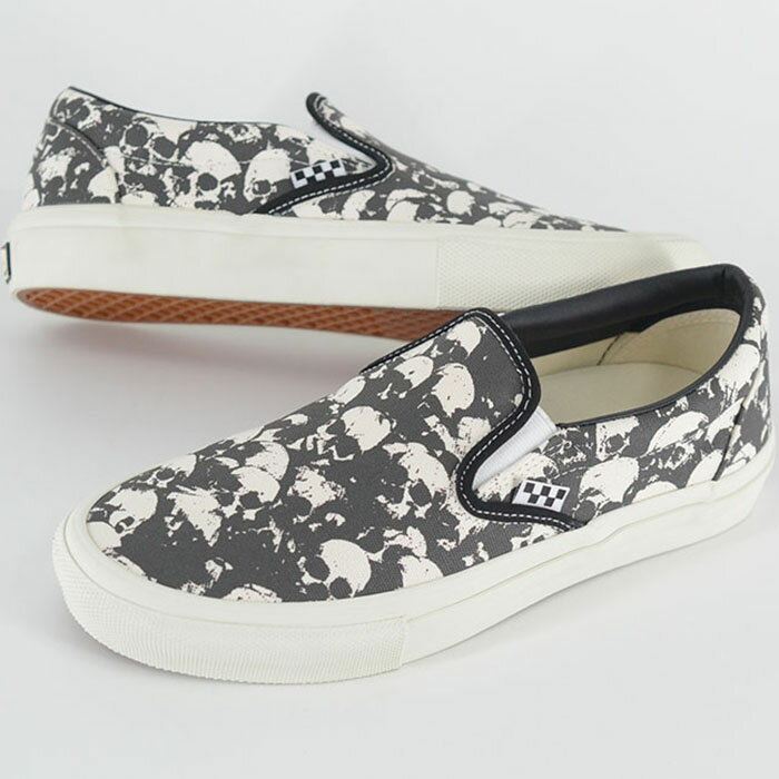 Rakuten - VANS Skate Slip On ヴァンズ スケート スリッポン メンズ スニーカー ブラックスカル vn000eg59x1