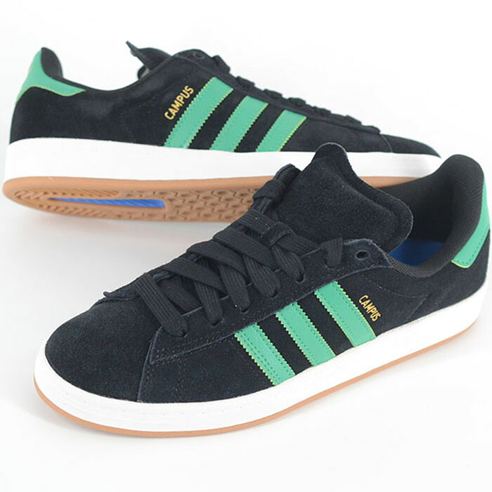 adidas CAMPUS 90s ADV アディダス キャンパス スケートボーディング メンズ スニーカー ブラックグリーン ki5725