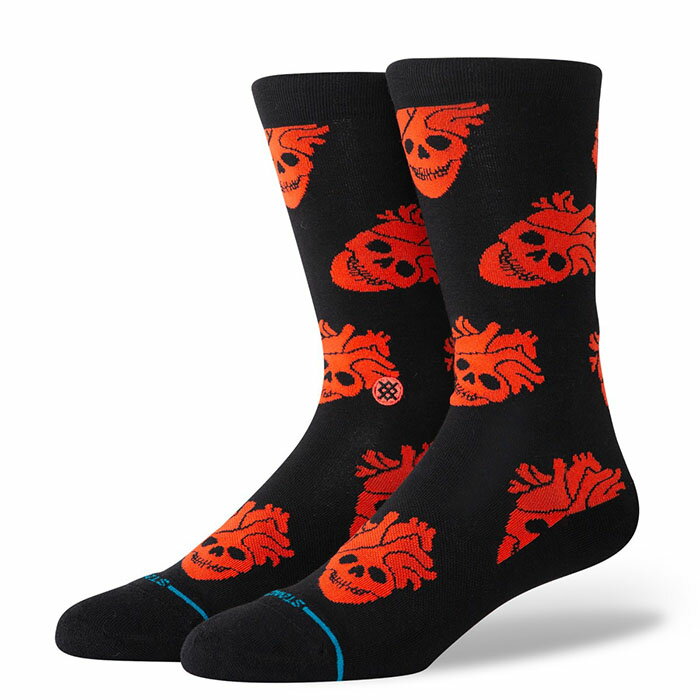 Rakuten - STANCE FALLIN SKULL CREW Socks スタンス フォーリン スカル クルー ソックス メンズ ブラック fallininskull