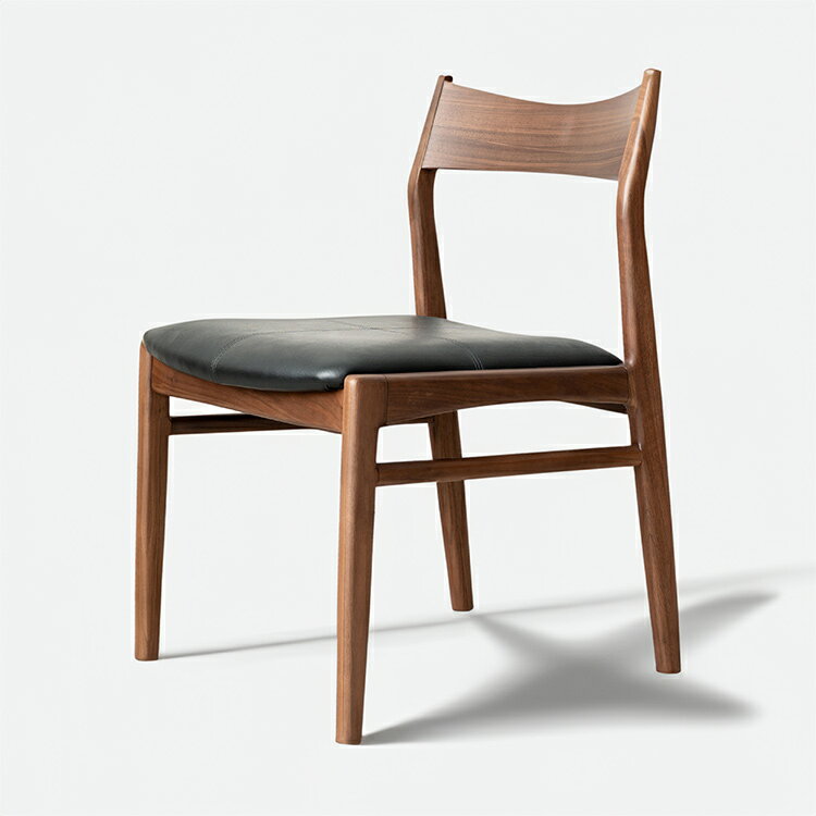 ダイニングチェア チェア チェアー 椅子 イス リビングチェア ダイニングチェアー 木製 レザー 北欧 ナチュラル ブラウン おしゃれ 在宅ワーク【SKC-OW2-WN】